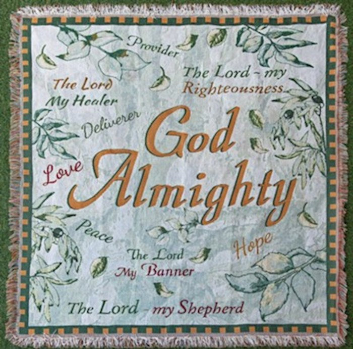 Throw Blanket-God Almighty (50x60) (#32206)