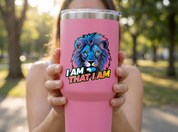 I AM THAT I AM UV Sticker – Classic Lion Edition