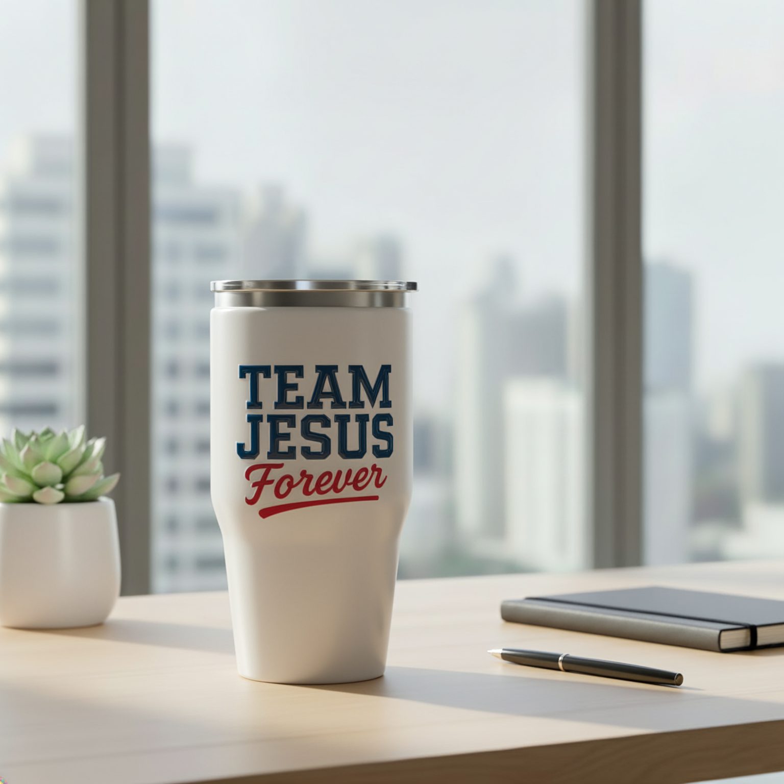 Team Jesus Forever UV Sticker – Classic Edition