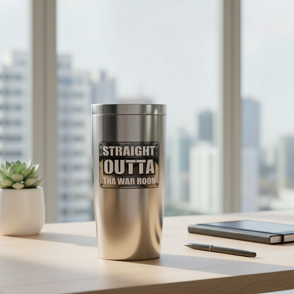 Straight Outta Tha War Room UV Sticker – Prayer Warrior Edition