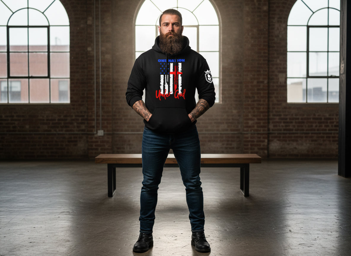 One Nation Under God Men's Hoodie
