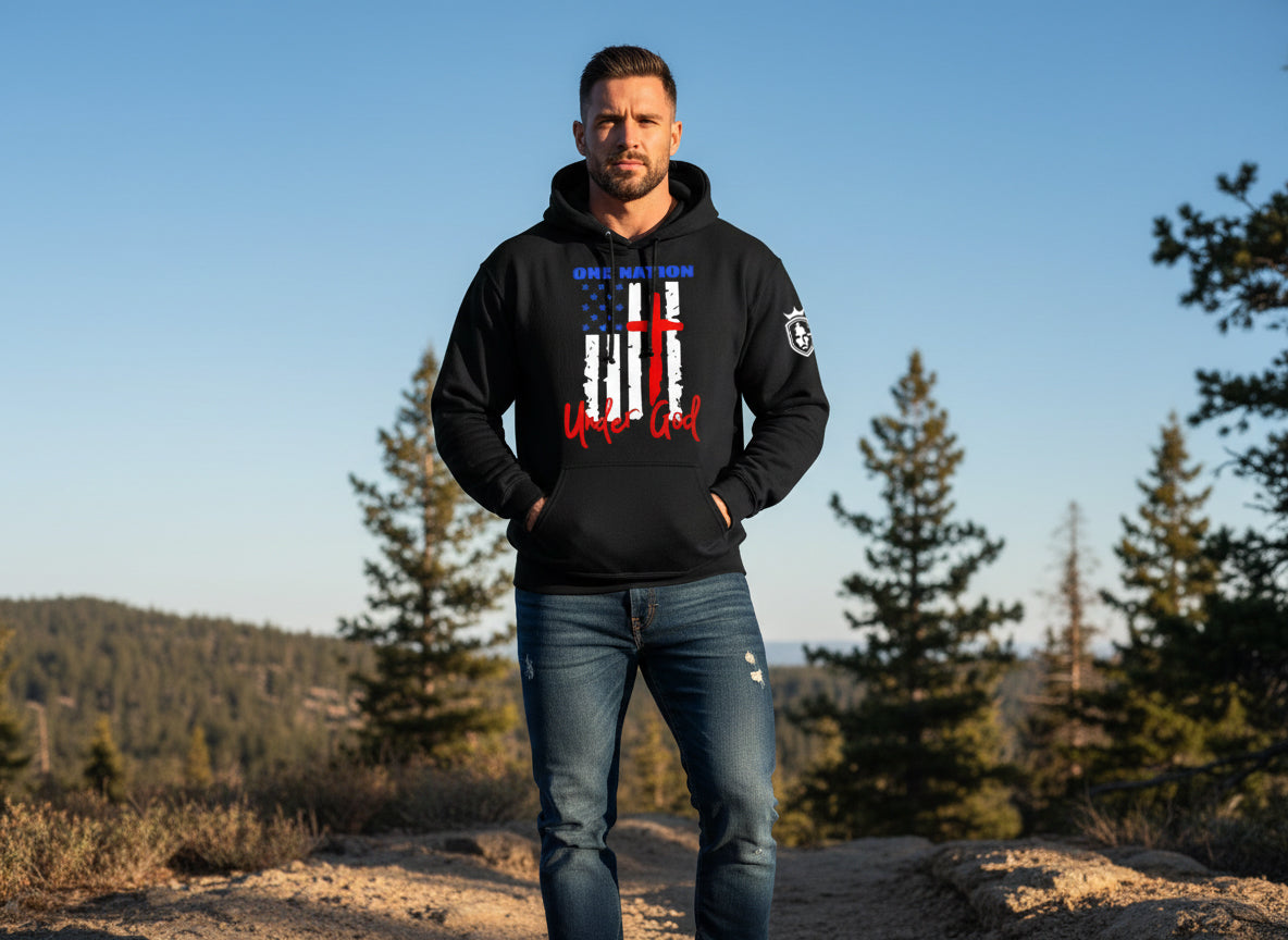 One Nation Under God Men's Hoodie