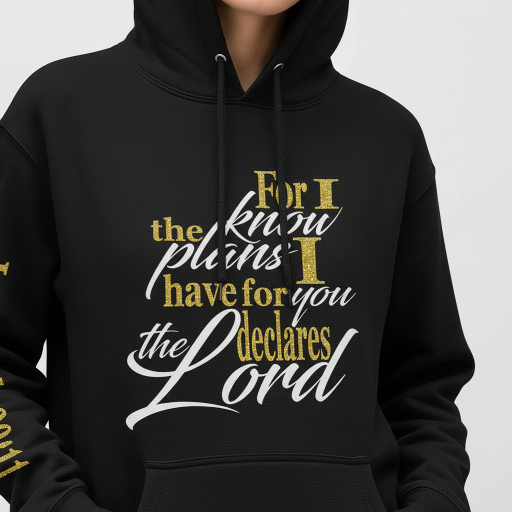 For I Know The Plans Jeremiah 29:11 Women's Hoodie