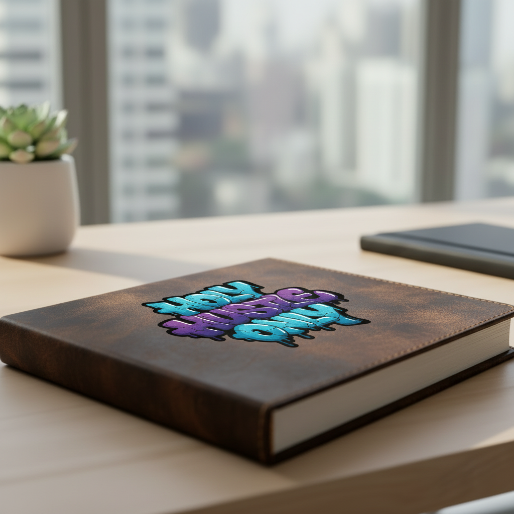 Holy Hustle Only UV Sticker