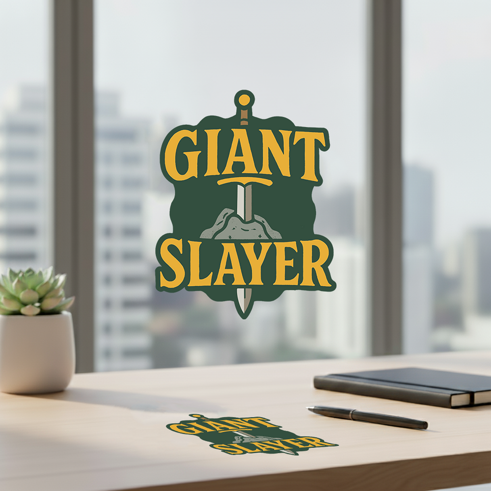 Giant Slayer UV Sticker