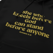 She Who Kneels Before God Women's Hoodie