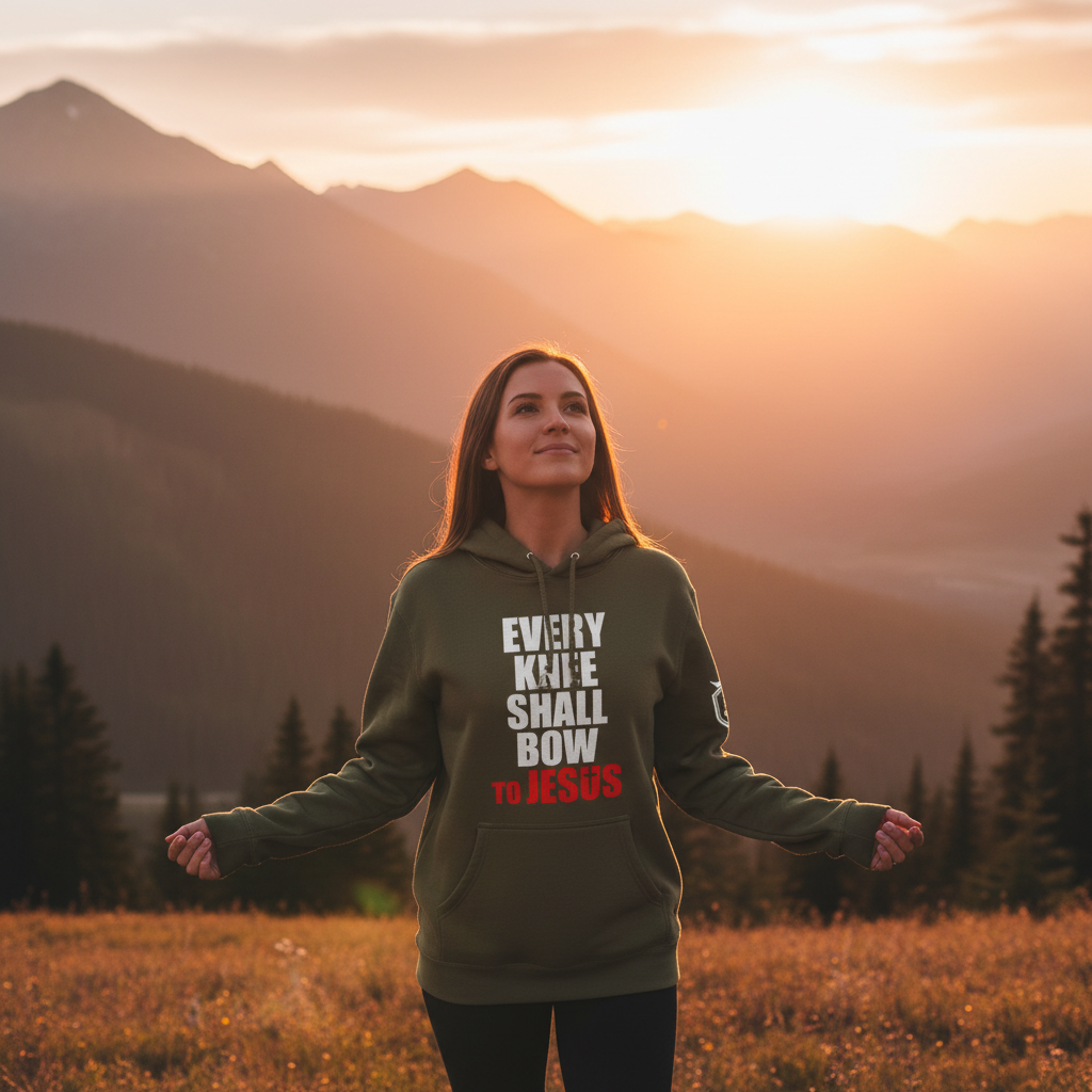Every Knee Shall Bow Unisex Hoodie