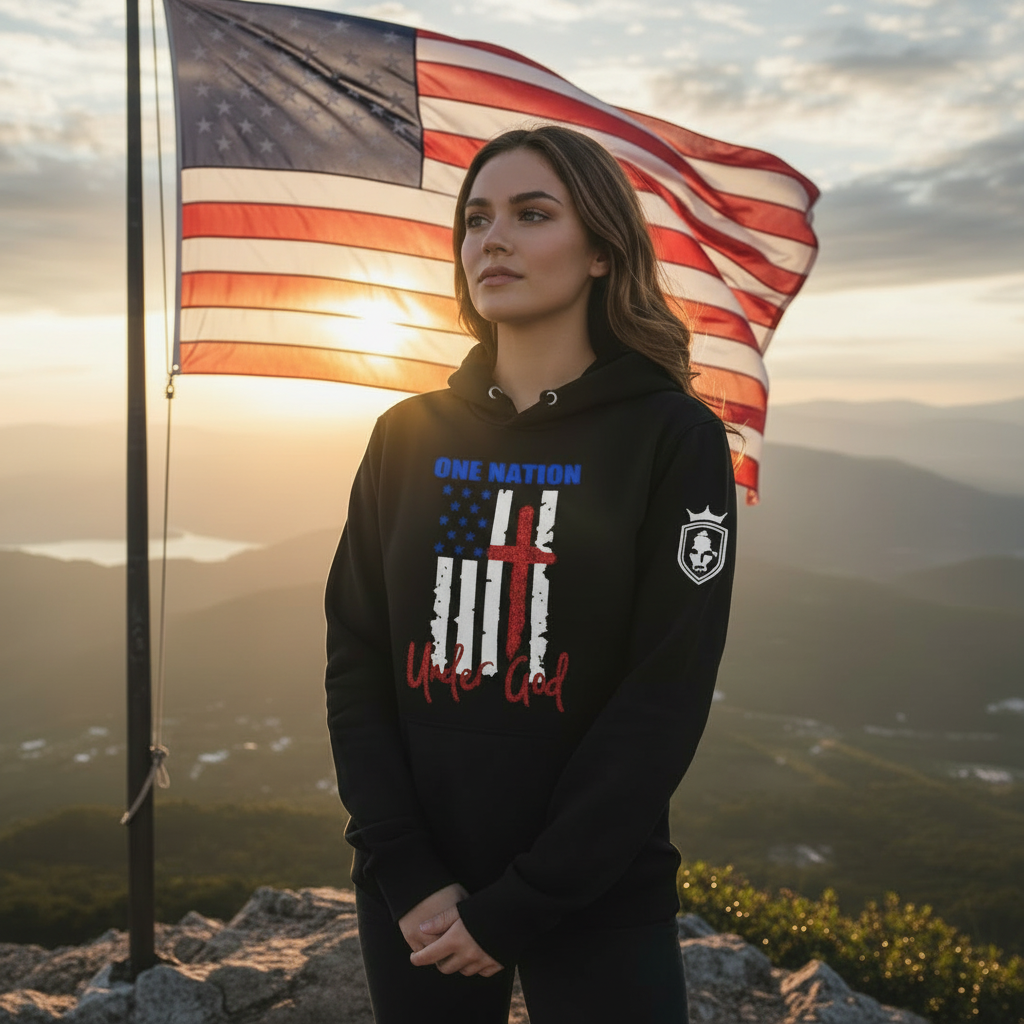 One Nation Under God Women's Hoodie