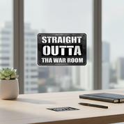 Straight Outta Tha War Room UV Sticker – Prayer Warrior Edition